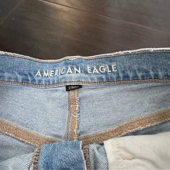 American eagle Distressed Light Blue Denim Shorts 12 - Picture 3 of 6